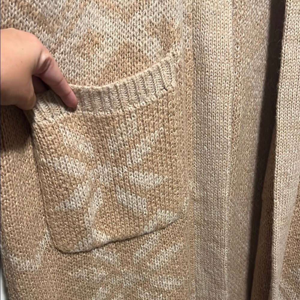 Cozy Tan Women's Sweater - Picture 6 of 10